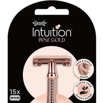 WILKINSON Intuition Double Edge Rose Gold Blades 15 pack dámské žiletky (4027800255801)