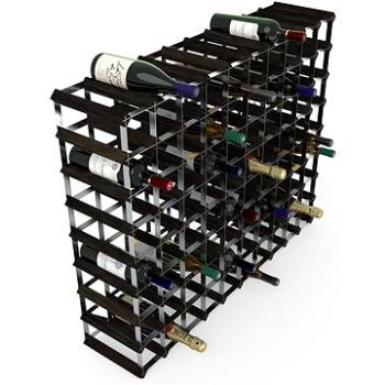 RTA stojan na 90 lahví vína, černý jasan - pozinkovaná ocel / rozložený (WINE0077)