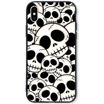 TopQ LUXURY iPhone XS pevný Skulls 48863 (Sun-48863)