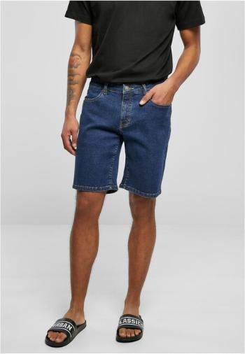 Urban Classics Relaxed Fit Jeans Shorts mid indigo washed - 42