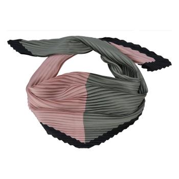 Růžovo šedý šátek - 70*70 cm MLSC0397