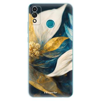 Odolné silikonové pouzdro iSaprio - Gold Petals - Honor 9X Lite