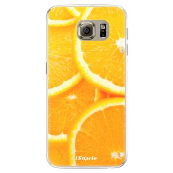 Silikonové pouzdro iSaprio - Orange 10 - Samsung Galaxy S6 Edge