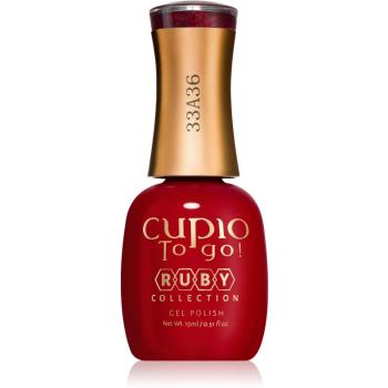 Cupio To Go! Ruby gelový lak na nehty s použitím UV/LED lampy odstín Passion 15 ml