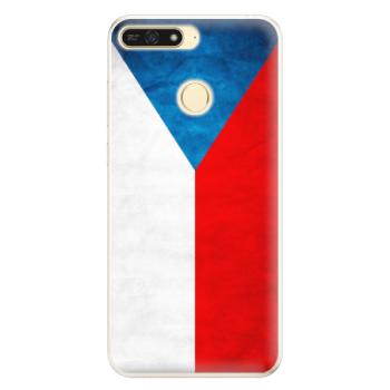 Silikonové pouzdro iSaprio - Czech Flag - Huawei Honor 7A