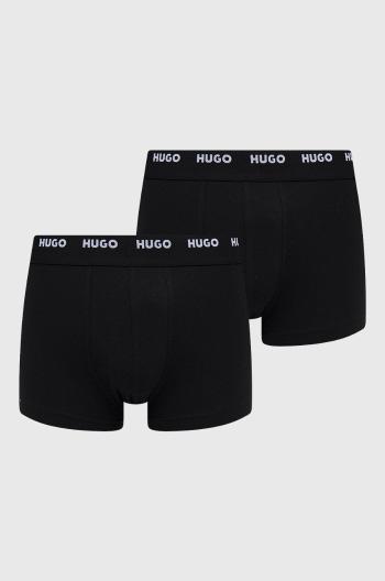 Boxerky HUGO 5-pack pánské, černá barva