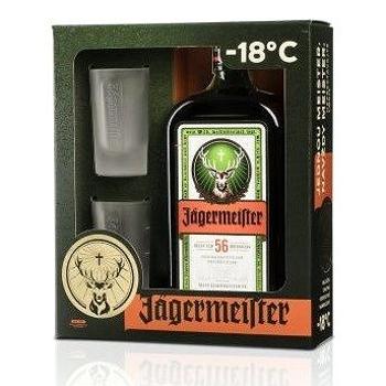 Jägermeister 0,7l 35% + 2x sklo GB (8594027040979)