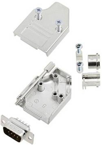 Sada D-SUB kolíkové lišty TRU COMPONENTS TCMHDM3509DBPK, 35 °, pólů 9, pájecí kalíšek, 1 ks