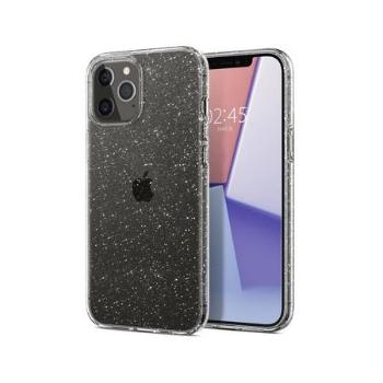 Spigen Liquid Crystal Glitter kryt iPhone 12 Pro čirý