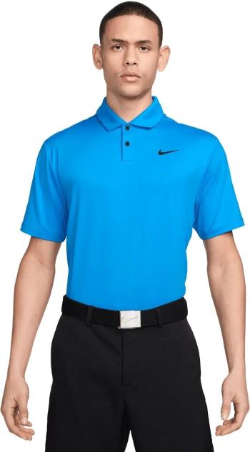 Nike Dri-Fit Tour Solid Mens Light Photo Blue/Black L Polo košile