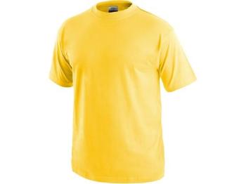 Tričko CXS DANIEL, krátký rukáv, žluté, vel. 3XL, XXXL