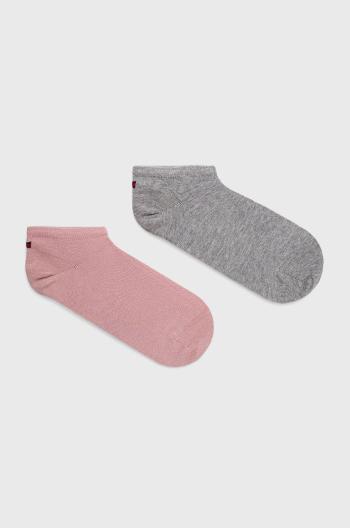 Dětské ponožky Tommy Hilfiger (2-pak) růžová barva