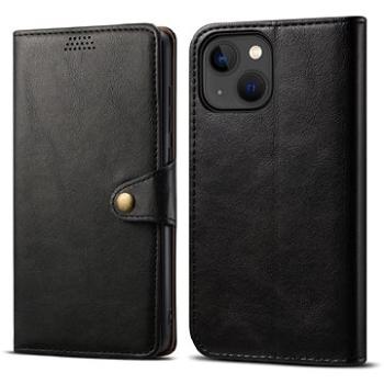 Lenuo Leather flipové pouzdro pro iPhone 13 Mini, černá (348117)