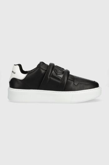Sneakers boty Karl Lagerfeld Maxi Kup černá barva