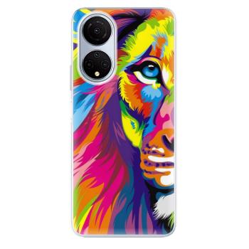 Odolné silikonové pouzdro iSaprio - Rainbow Lion - Honor X7