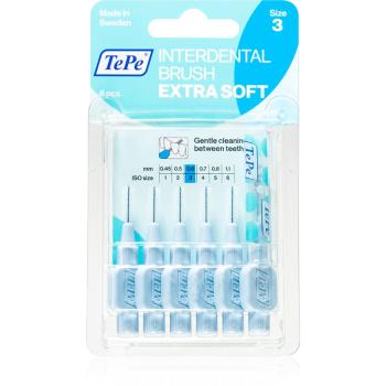 TePe Interdental Brush Extra Soft mezizubní kartáčky 0,6 mm 6 ks