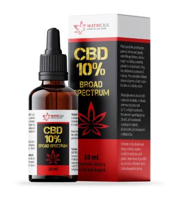 Nutricius CBD 10% Broad Spectrum olej 10 ml