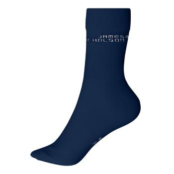 James & Nicholson Vysoké ponožky s biobavlnou 8032 - Tmavě modrá | 35-38