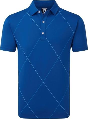 Footjoy Raker Print Lisle Deep Blue L Polo košile