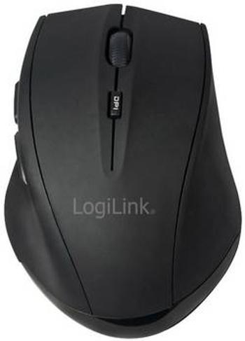 Laserová Wi-Fi myš LogiLink ID0032A ID0032A, integrovaný scrollpad, černá