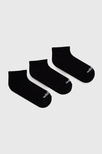 Ponožky adidas 3-pack černá barva, IC1299