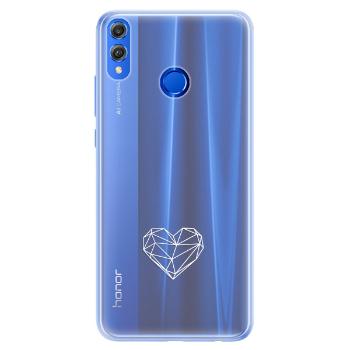 Silikonové pouzdro iSaprio - čiré - Digital Love - Huawei Honor 8X