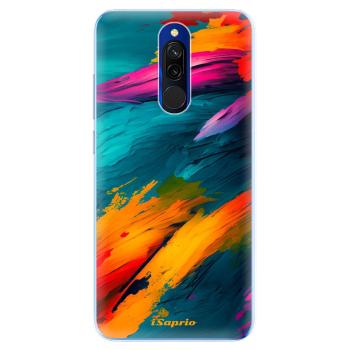 Odolné silikonové pouzdro iSaprio - Blue Paint - Xiaomi Redmi 8