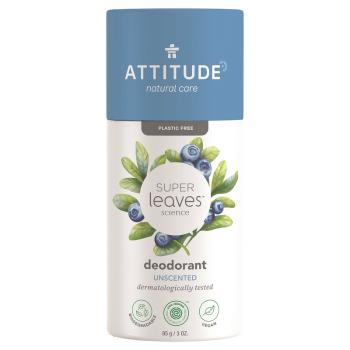 Attitude Super leaves Přírodní tuhý deodorant – bez vůně 85 g