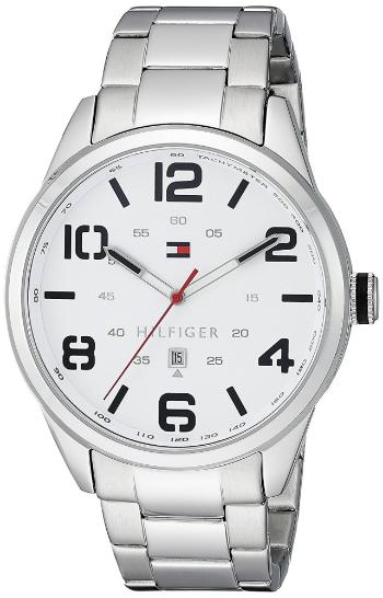 Tommy Hilfiger pánské stříbrné hodinky - OS (0) 1791159