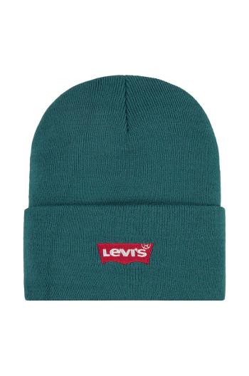 Dětská čepice Levi's LAN LEVI'S CORE BATWING BEANIE zelená barva, 9A8620