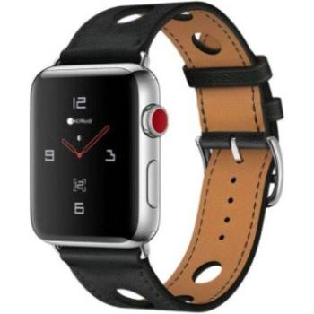 Coteetci kožený řemínek pro Apple Watch 38 / 40mm černá WH5220-BK