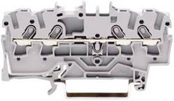 Svorka s ochr. vodičem Wago 2000-1407, 4pól., pružinová, 3,5 mm, zelenožlutá