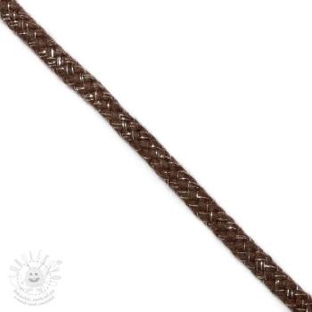 Šnůra Lurex 10 mm brown