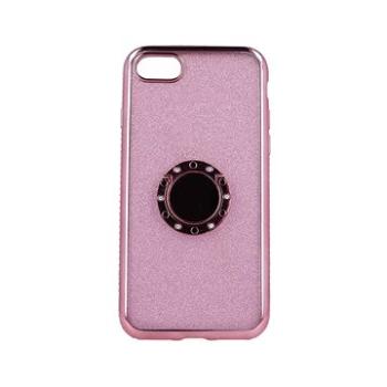TopQ Kryt iPhone SE 2020 silikon Diamond růžový 49349 (Sun-49349)