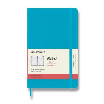 Diář Moleskine 2022-23 18Měsíční TYRKYSOVÝ - denní - tvrdé desky - L 1206/5701057