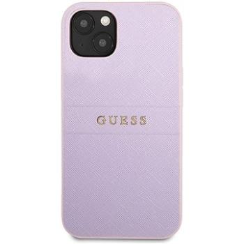 Guess PU Leather Saffiano kryt pro Apple iPhone 13 Purple (GUHCP13MPSASBPU)