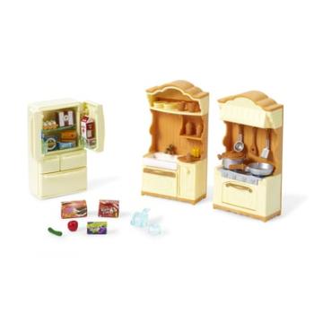 Sylvanian Families venkovský dům, kuchyně s lednicí