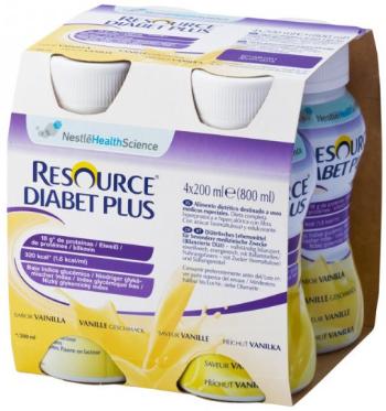 Resource Diabet Plus Vanilka 4 x 200 ml