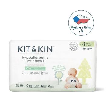 KIT & KIN Pleny jednorázové eko 2 (4-8 kg) 40 ks