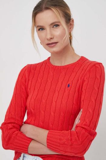 Bavlněný svetr Polo Ralph Lauren červená barva, 211891640