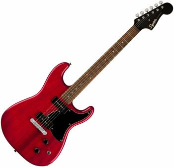 Fender Squier Paranormal Strat-O-Sonic Crimson Red Transparent Elektrická kytara