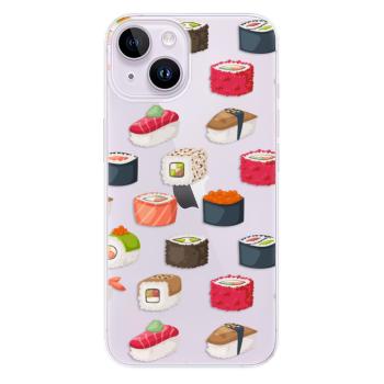 Odolné silikonové pouzdro iSaprio - Sushi Pattern - iPhone 14