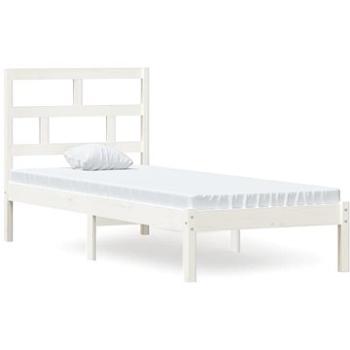 Rám postele bílý masivní dřevo 75 × 190 cm Small Single, 3101179 (3101179)