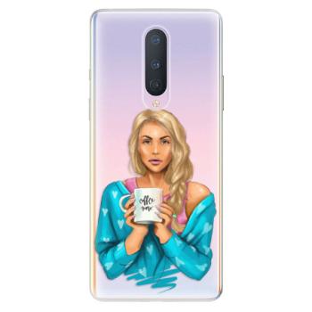 Odolné silikonové pouzdro iSaprio - Coffe Now - Blond - OnePlus 8