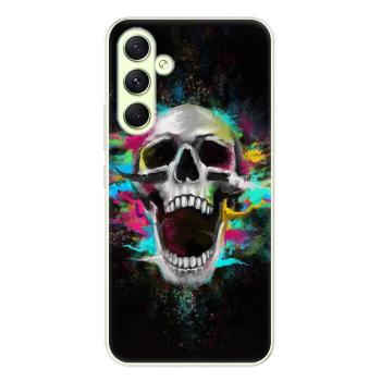 Odolné silikonové pouzdro iSaprio - Skull in Colors - Samsung Galaxy A54 5G