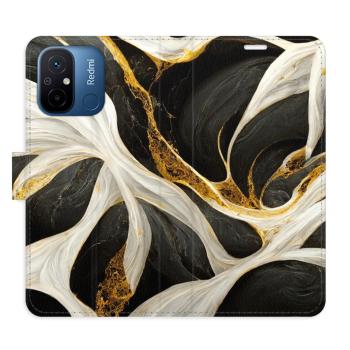 Flipové pouzdro iSaprio - BlackGold Marble - Xiaomi Redmi 12C