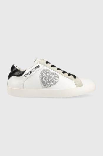 Sneakers boty Love Moschino bílá barva