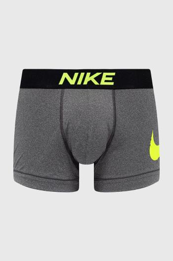 Boxerky Nike pánské, šedá barva
