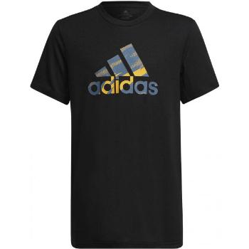 adidas PRIME TEE Chlapecké tričko, černá, velikost 140