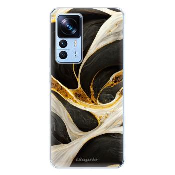 Odolné silikonové pouzdro iSaprio - Black and Gold - Xiaomi 12T / 12T Pro